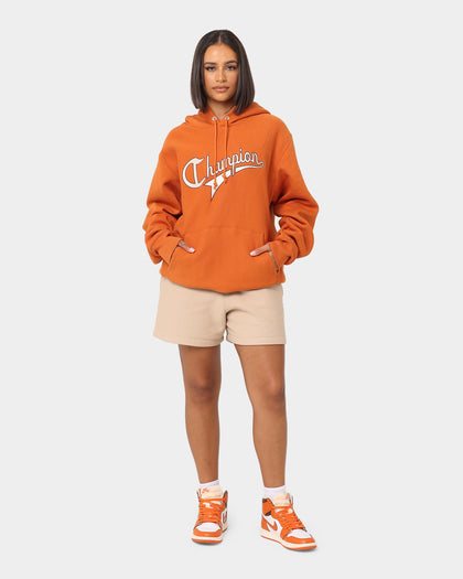 Champion Women's Reverse Weave Relaxed Shorts Cafe Latte