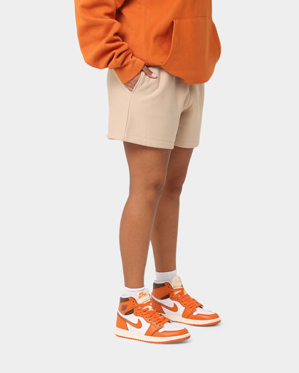 Champion Women's Reverse Weave Relaxed Shorts Cafe Latte