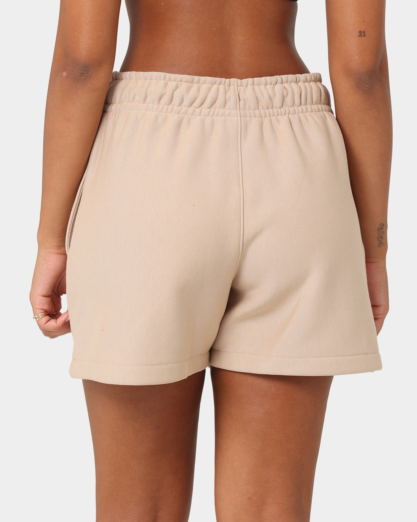 80s Champion Reverse Weave “CAFE LATTE” Champion Women's Reverse Weave Relaxed Shorts Cafe Latte | Culture