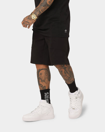 Saint Morta Jupiter Military Shorts Black