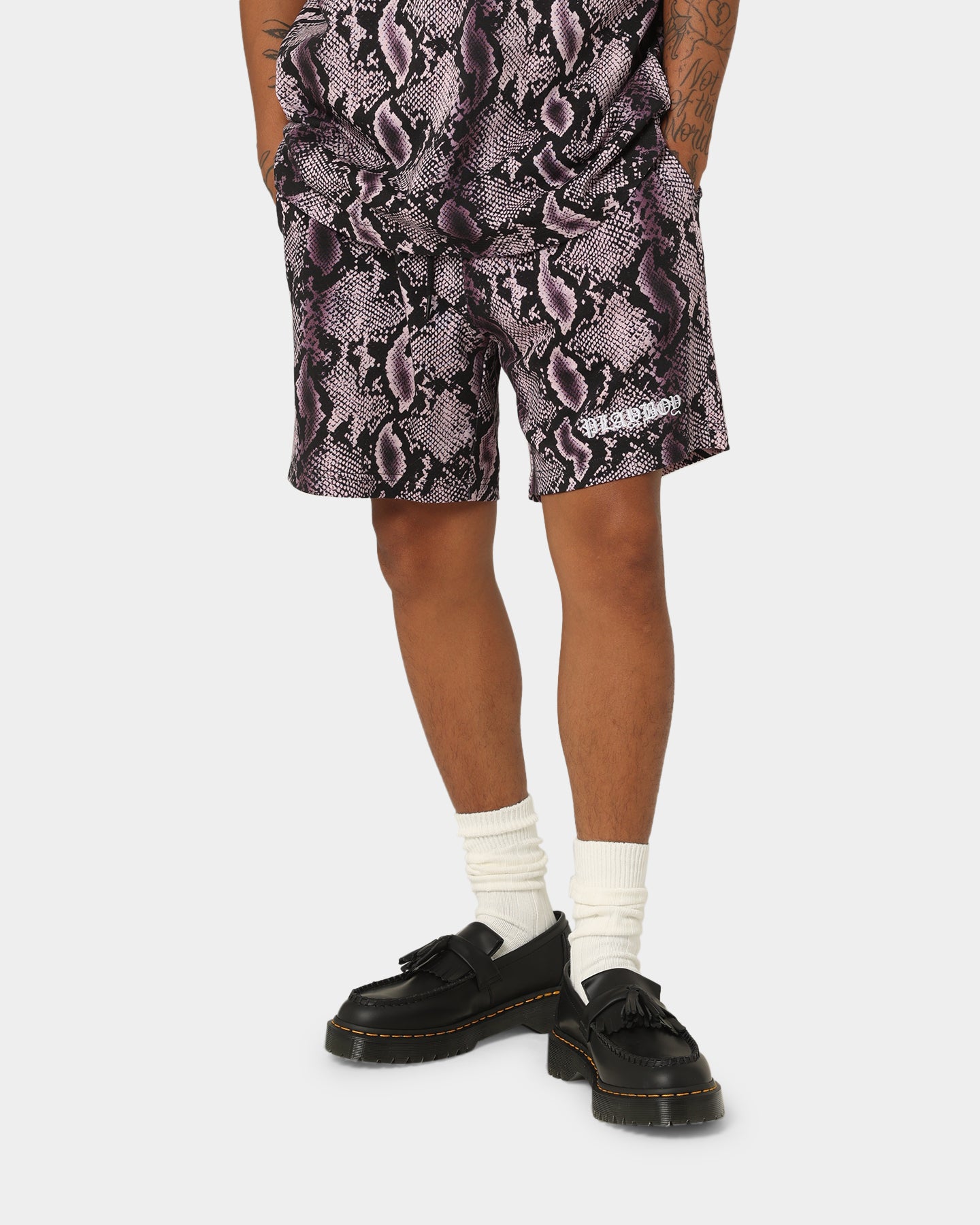 Playboy By CK Snake Shorts Pink/Black | Culture Kings US