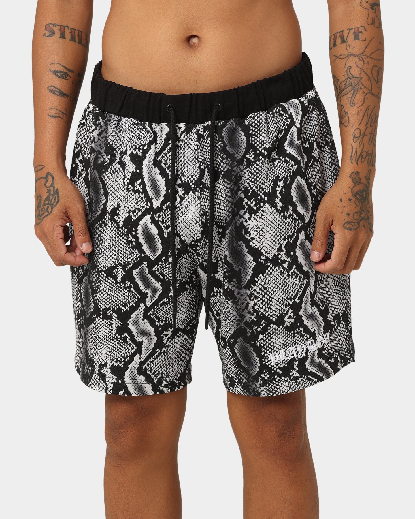 Playboy By CK Snake Shorts Grey/Black | Culture Kings US