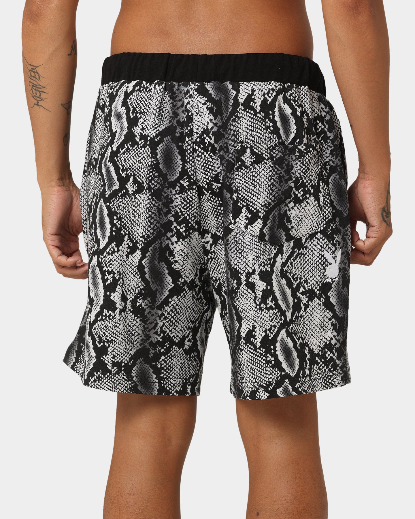 Playboy By CK Snake Shorts Grey/Black | Culture Kings US