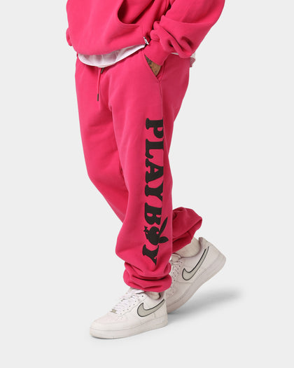 Playboy By CK Wordmark Trackpants Pink