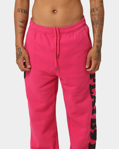 Playboy By CK Wordmark Trackpants Pink
