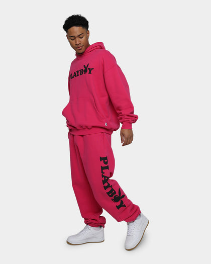 Playboy By CK Wordmark Trackpants Pink