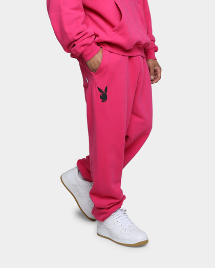 Playboy By CK Wordmark Trackpants Pink