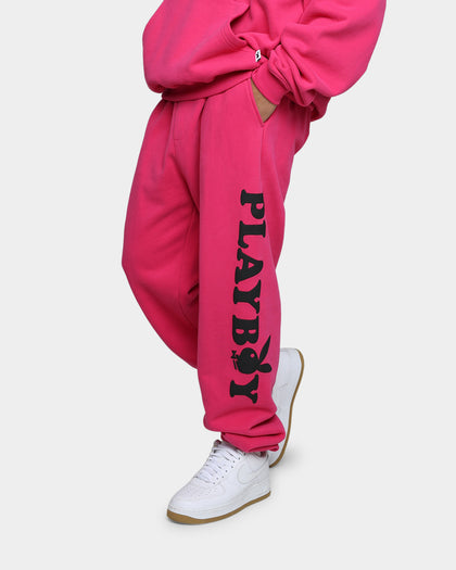 Playboy By CK Wordmark Trackpants Pink