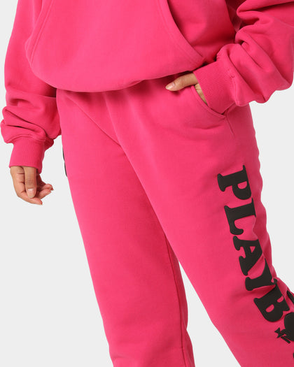 Playboy By CK Wordmark Trackpants Pink
