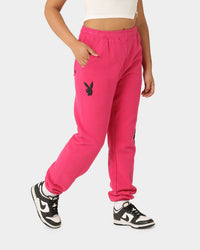 Playboy By CK Wordmark Trackpants Pink