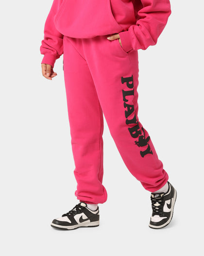 Playboy By CK Wordmark Trackpants Pink