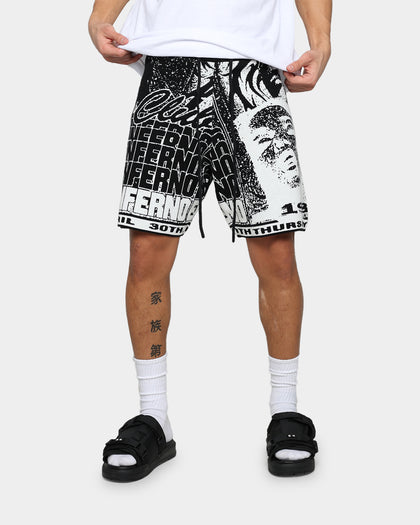 Renowned LA Club Inferno Knit Shorts Black