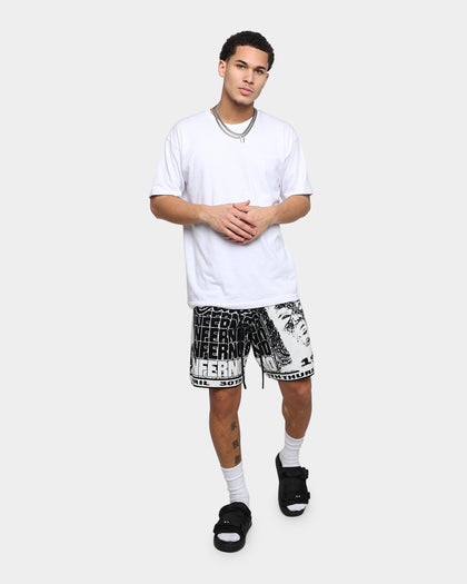 Renowned LA Club Inferno Knit Shorts Black