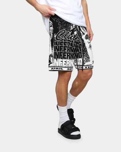 Renowned LA Club Inferno Knit Shorts Black
