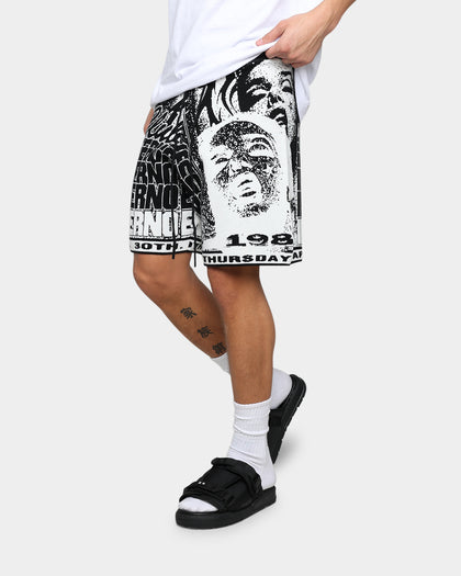 Renowned LA Club Inferno Knit Shorts Black