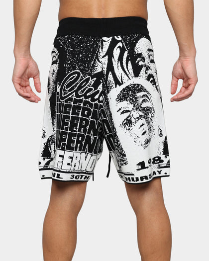 Renowned LA Club Inferno Knit Shorts Black
