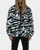 MNML Zebra Sherpa Jacket Black/White