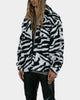 MNML Zebra Sherpa Jacket Black/White
