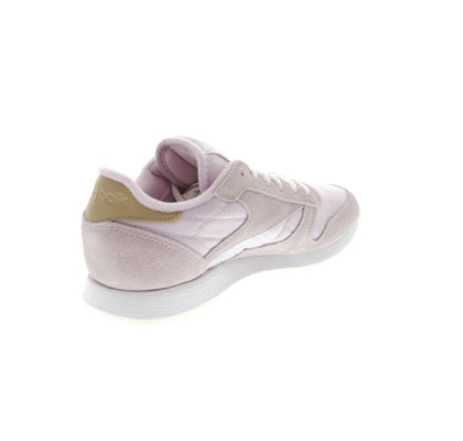 Reebok Women's CL Leather Sea-Worn Purple/White