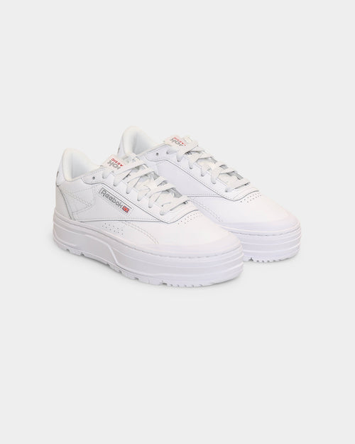 Reebok Women's Club C Double Geo White/White/Chalk