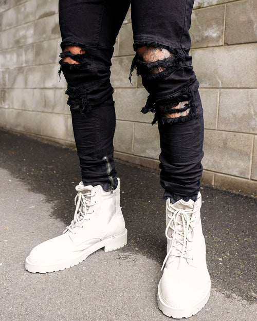 Saint Morta Legion Boot Light Grey