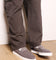 Saint Morta Hemisphere Suede Slip On Loafer Dark Grey/White
