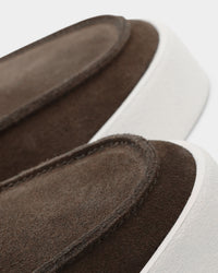 Saint Morta Hemisphere Suede Slip On Loafer Brown/White