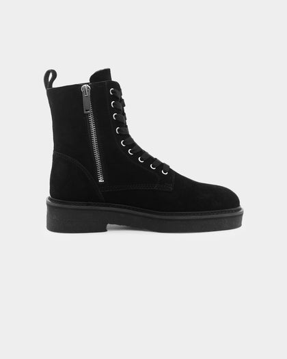 Saint Morta Chunky Boot Suede Black