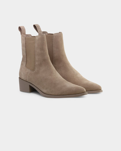 Saint Morta Nomad Pointy Toe Chelsea Boot Stone