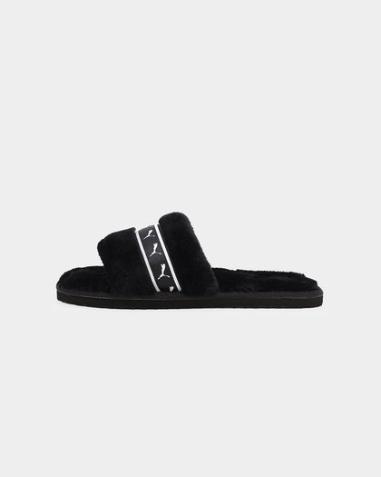 Puma Women's Fluff Remix Slides Puma Black