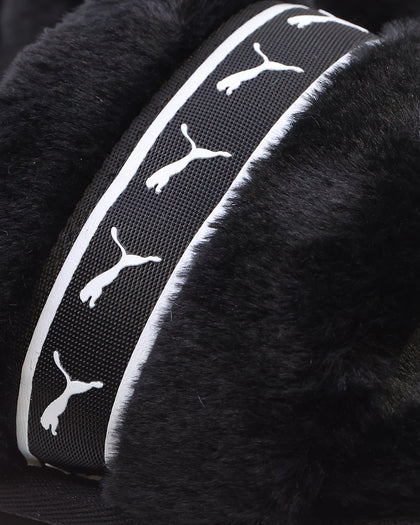 Puma Women's Fluff Remix Slides Puma Black