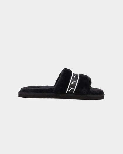 Puma Women's Fluff Remix Slides Puma Black