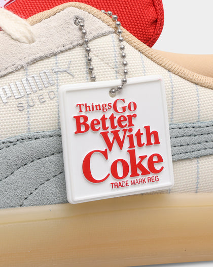 Puma X Coca Cola Suede Coca Cola Shoes Ivory Glow-Slate