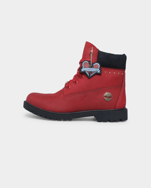 Timberland Women's 6" Heritage Boot Dark Red Nubuck