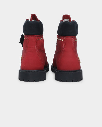 Timberland Women's 6" Heritage Boot Dark Red Nubuck