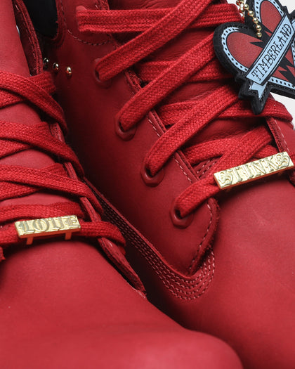 Timberland Women's 6" Heritage Boot Dark Red Nubuck