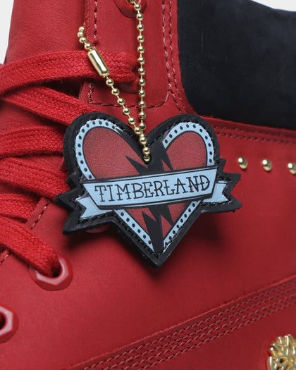 Timberland Women's 6" Heritage Boot Dark Red Nubuck