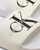 Calvin Klein Monogram Slides Bright White