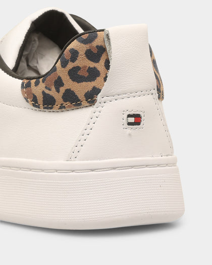Tommy Jeans Women's Leo Print Sneaker White