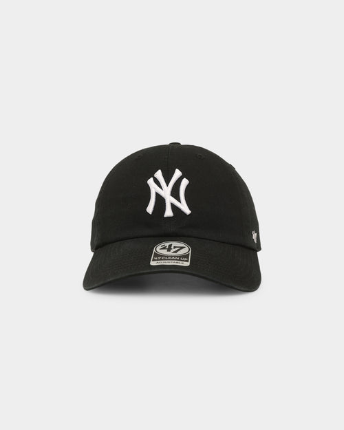 47 Brand New York Yankees 47 Clean Up Strapback Black/White