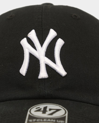 47 Brand New York Yankees 47 Clean Up Strapback Black/White