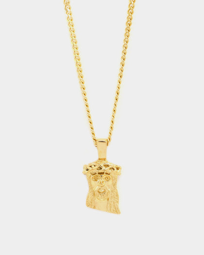 VERITAS Micro Nazareth 2 Chain Gold