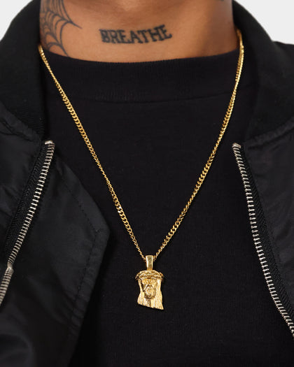 VERITAS Micro Nazareth 2 Chain Gold