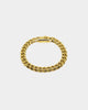 Saint Morta Cuban Link 8" 10MM Bracelet Gold