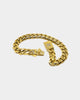 Saint Morta Cuban Link 8" 10MM Bracelet Gold