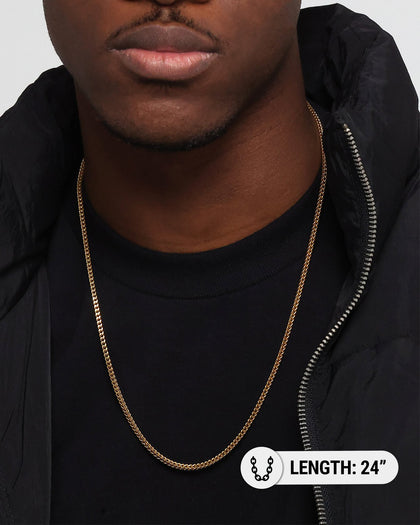 Saint Morta Franco 24 Inch 2.5MM Chain Gold