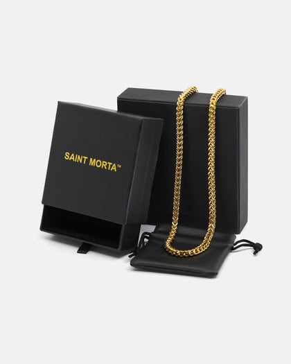 Saint Morta Franco 30 Inch 4MM Chain Gold