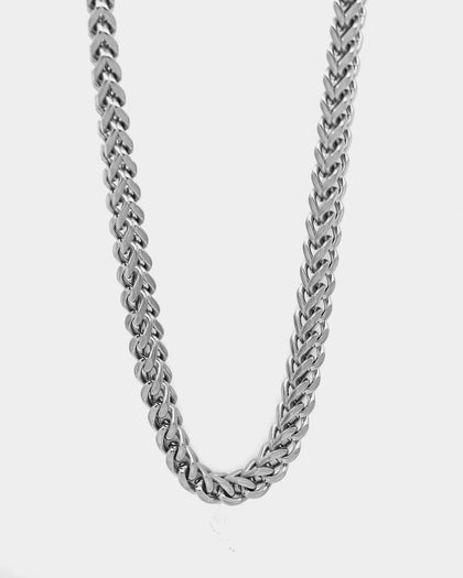 Saint Morta Franco 24 Inch 6MM Chain Silver
