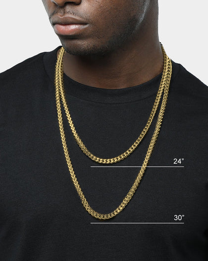 Saint Morta Franco 30" 6MM Chain Gold