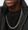 Saint Morta 12mm 28" Diamond Cuban Link Necklace Gold